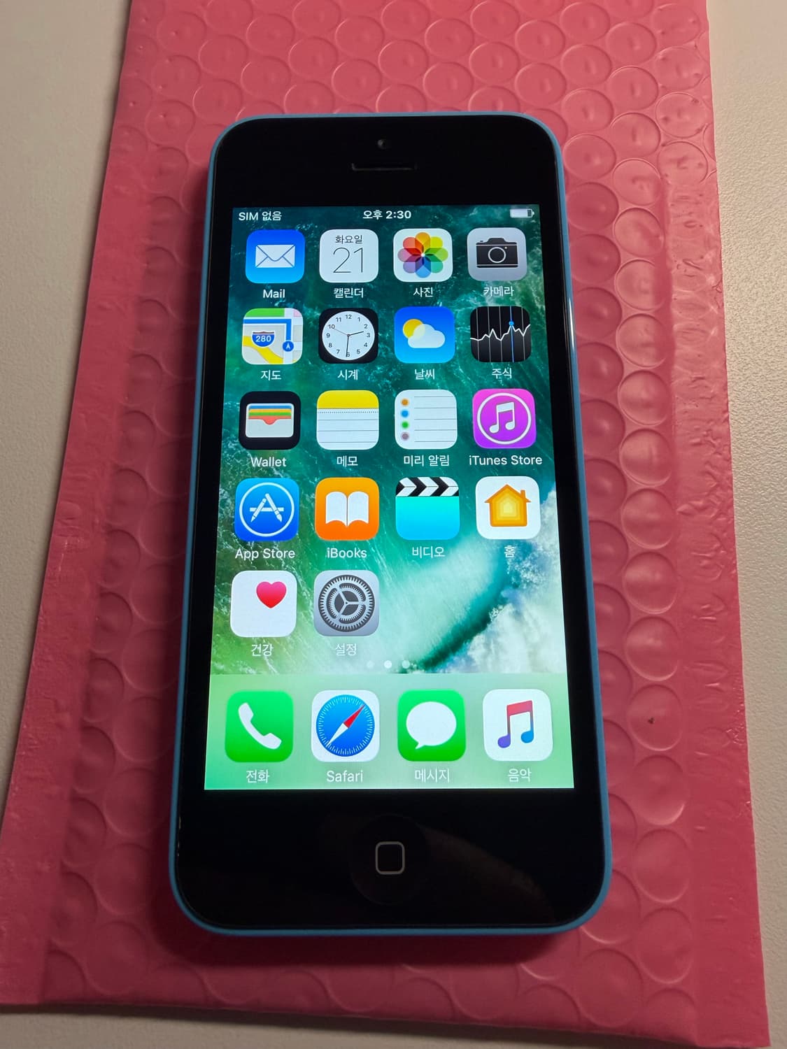 [5월6일 예약판매분] 아이폰 5c 블루 16기가 #5346 상품이미지1