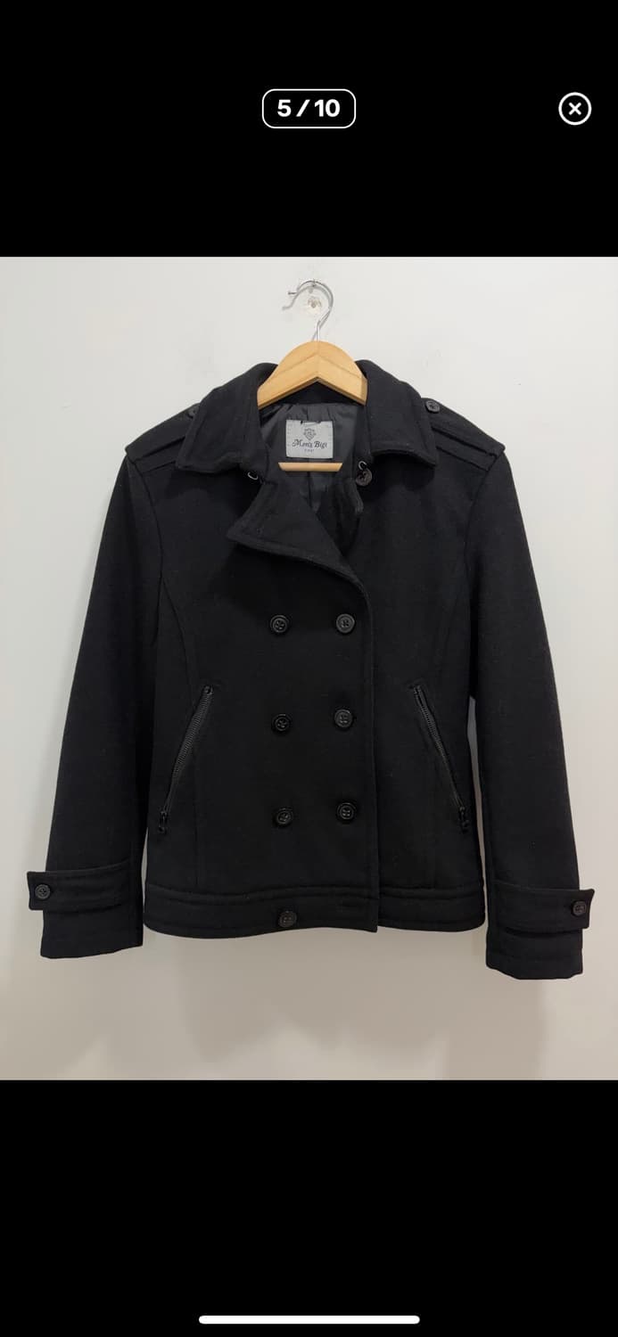 Men's Bigi 더블 코트 울 자켓 상품이미지2