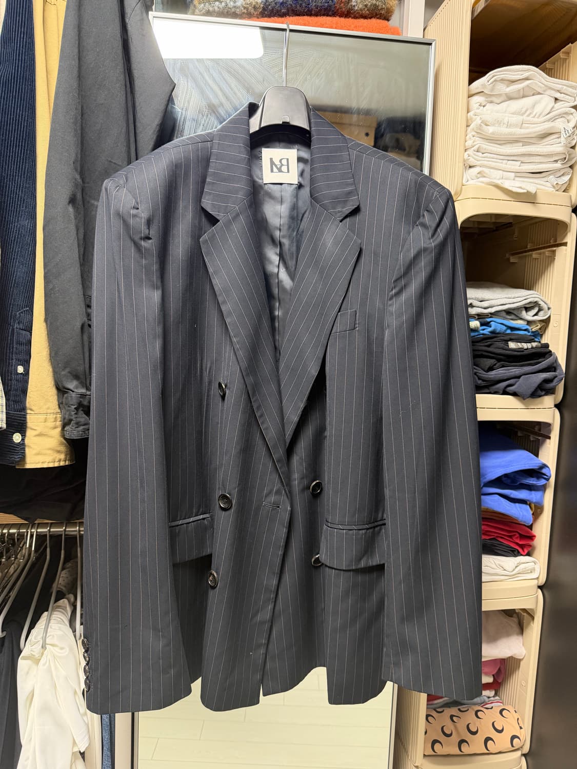 라벨아카이브 스트라이브 더블 블레이져 2사이즈 상품이미지1