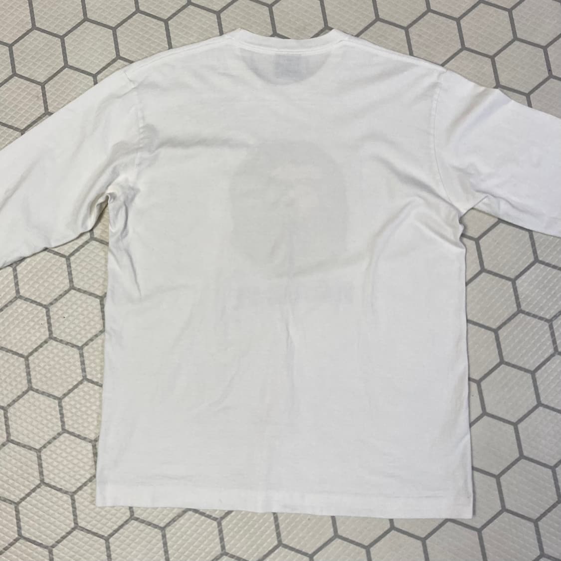 (XL) 90s 베이프 빅사루 롱슬리브 화이트 상품이미지6