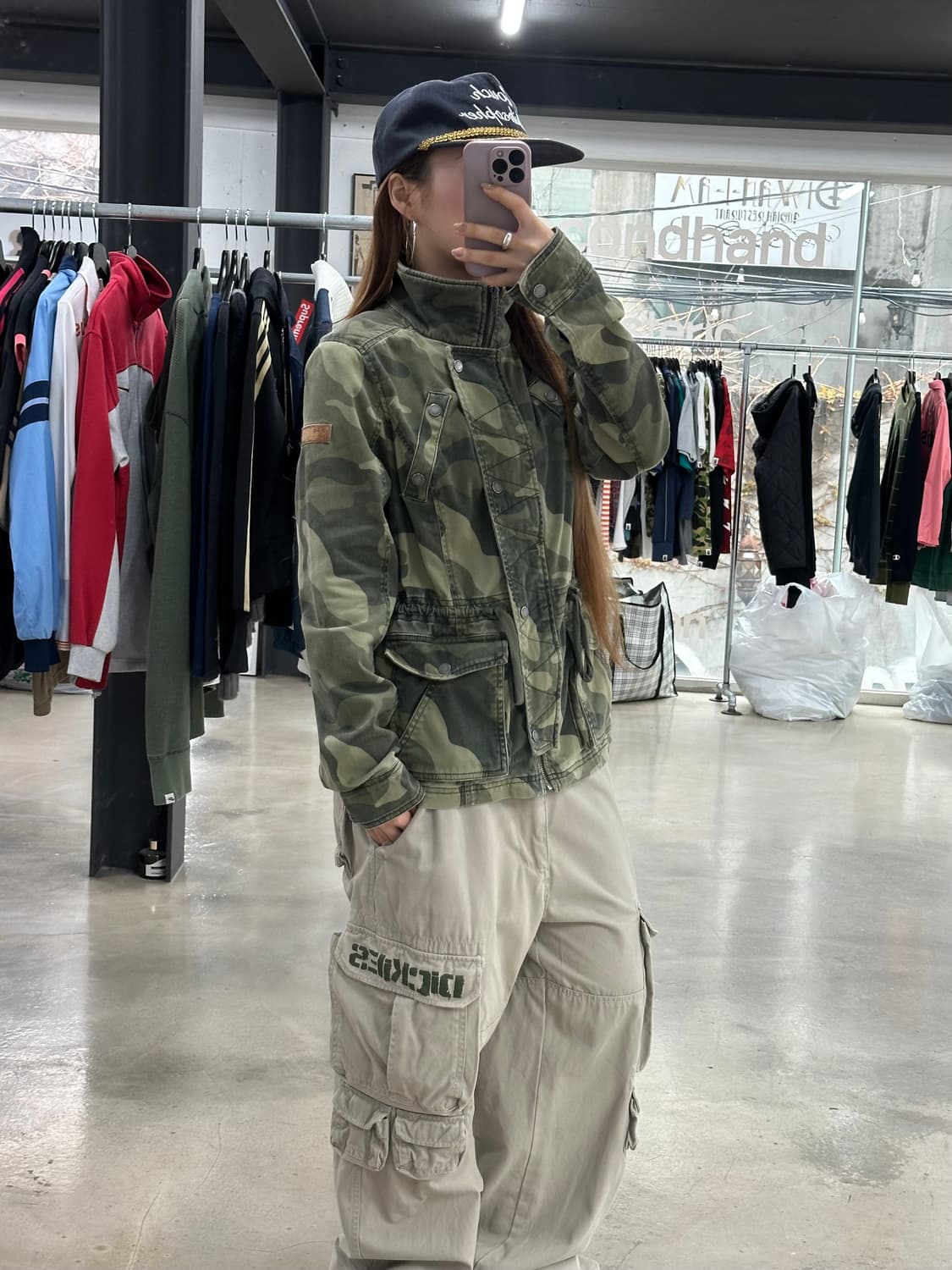 홀리스터 하이넥 헤리티지 밀리터리 자켓 상품이미지2