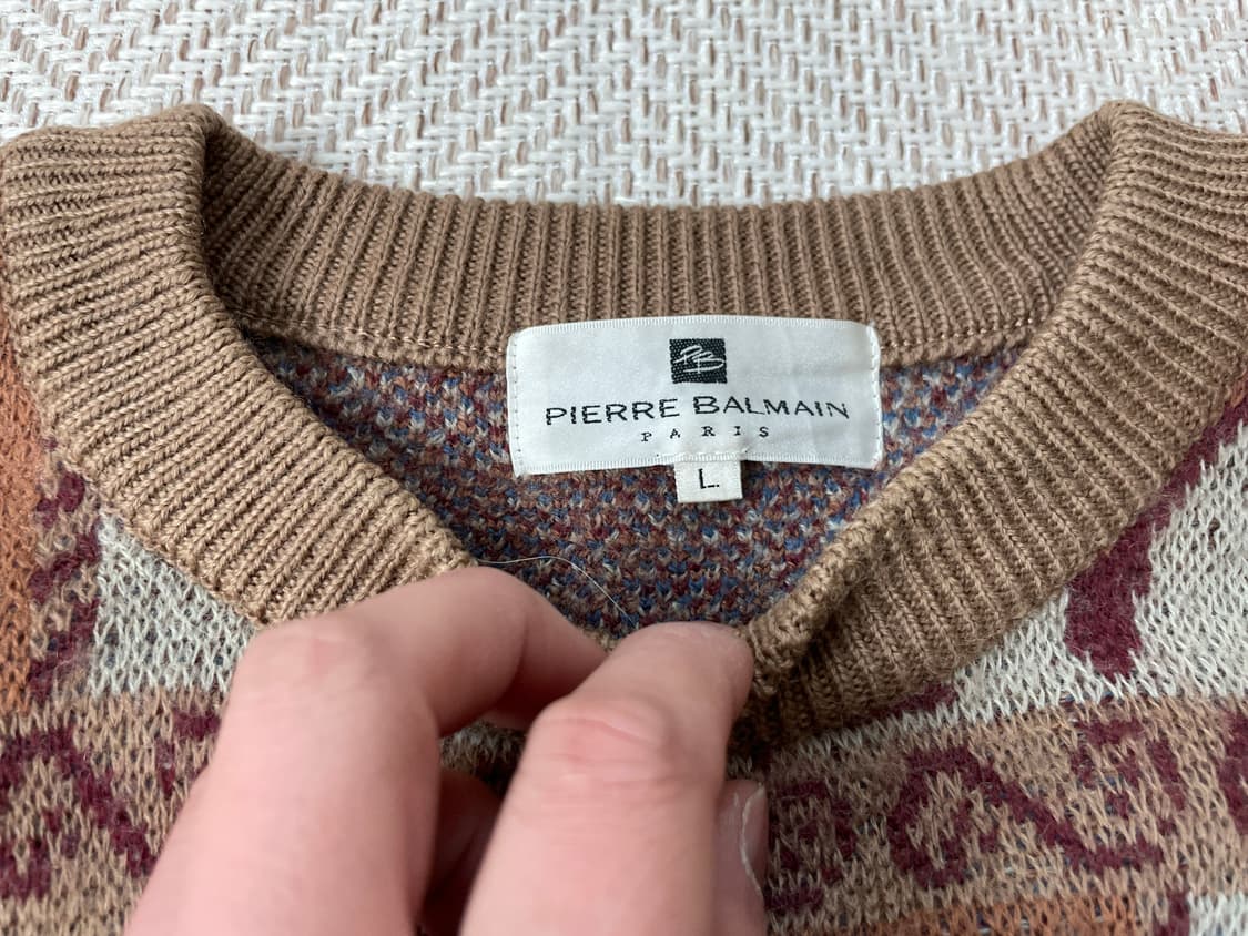 피에르 발망 지오메트릭 니트 J03812 상품이미지6