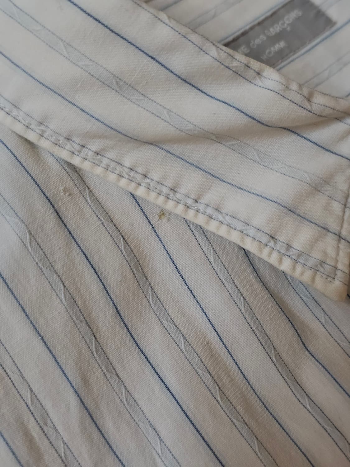 다나카 옴므 루즈 스트라이프 셔츠 상품이미지4