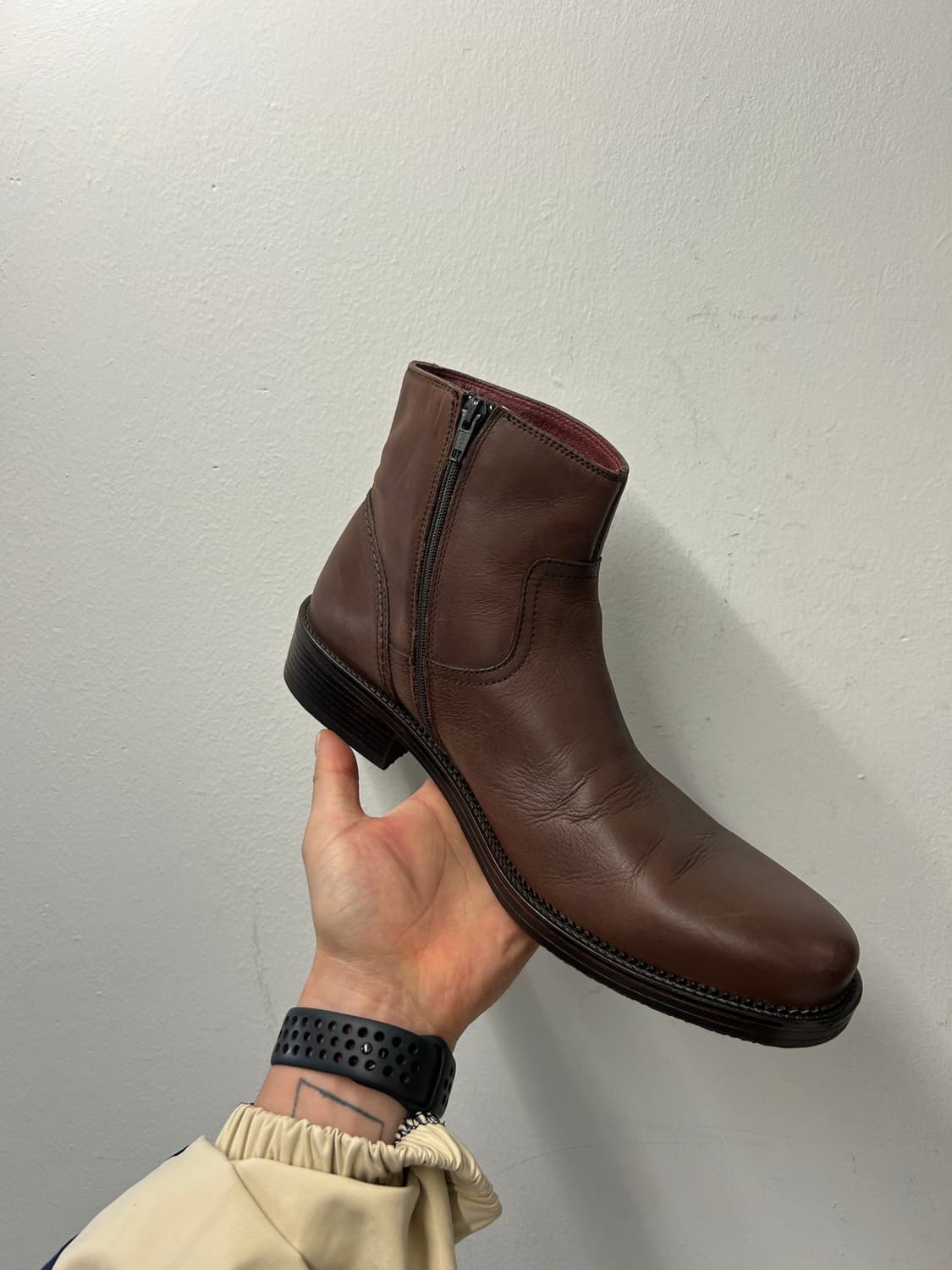 Sergio Rossi 세르지오 로시 레더 부츠 285-290 상품이미지3