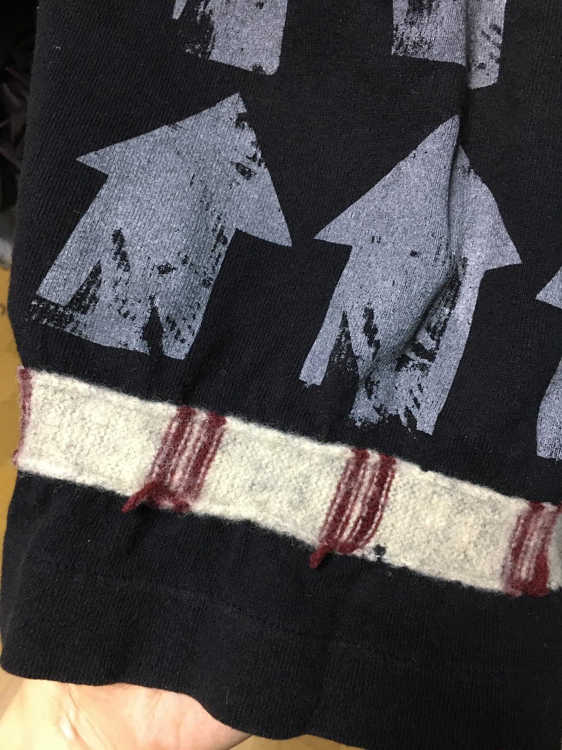 90's 꼼데가르송 다나카 옴므 모크넥 롱슬리브 상품이미지4