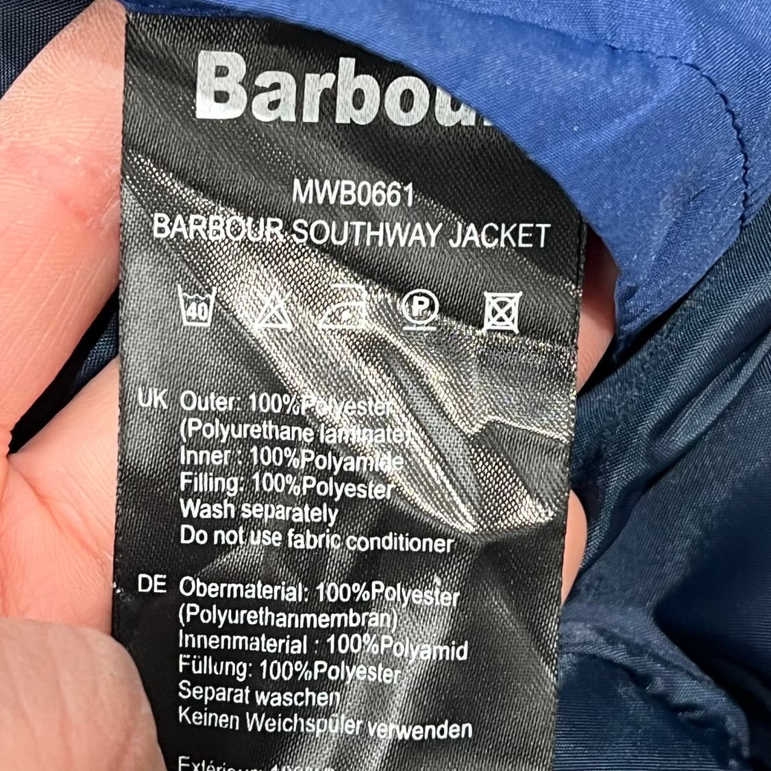 바버 워터프루프 워크자켓 s09421 상품이미지8