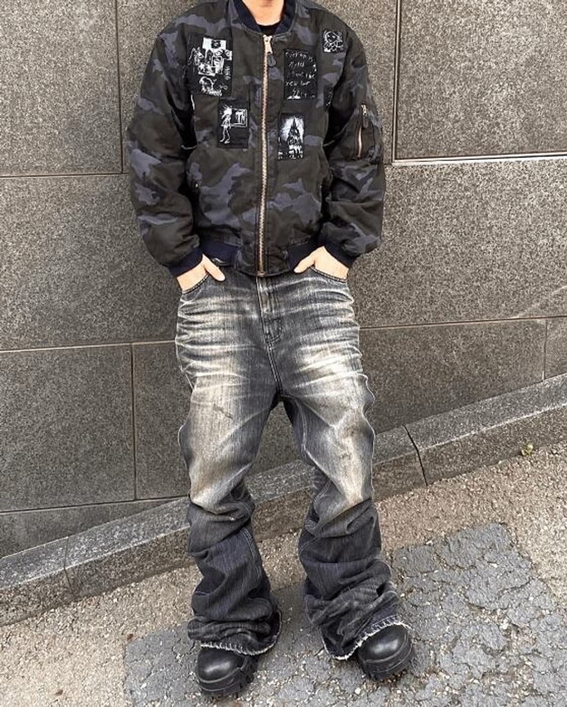 1) 언더마이카 플레어 데님 상품이미지4