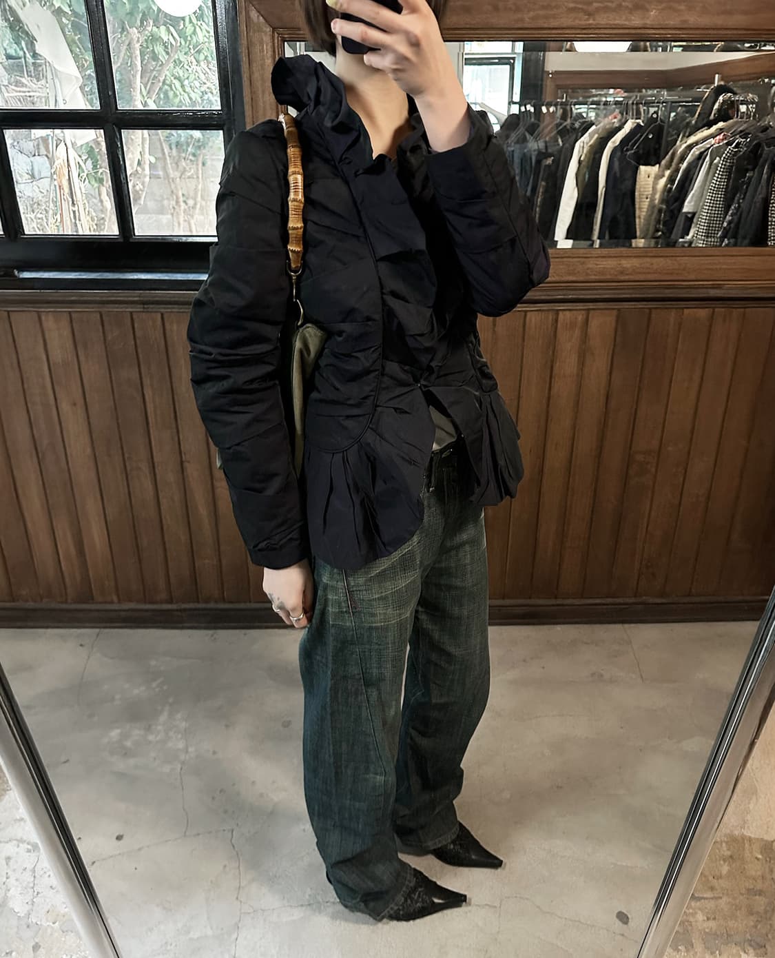 ESCADA frill layered blouson 상품이미지4