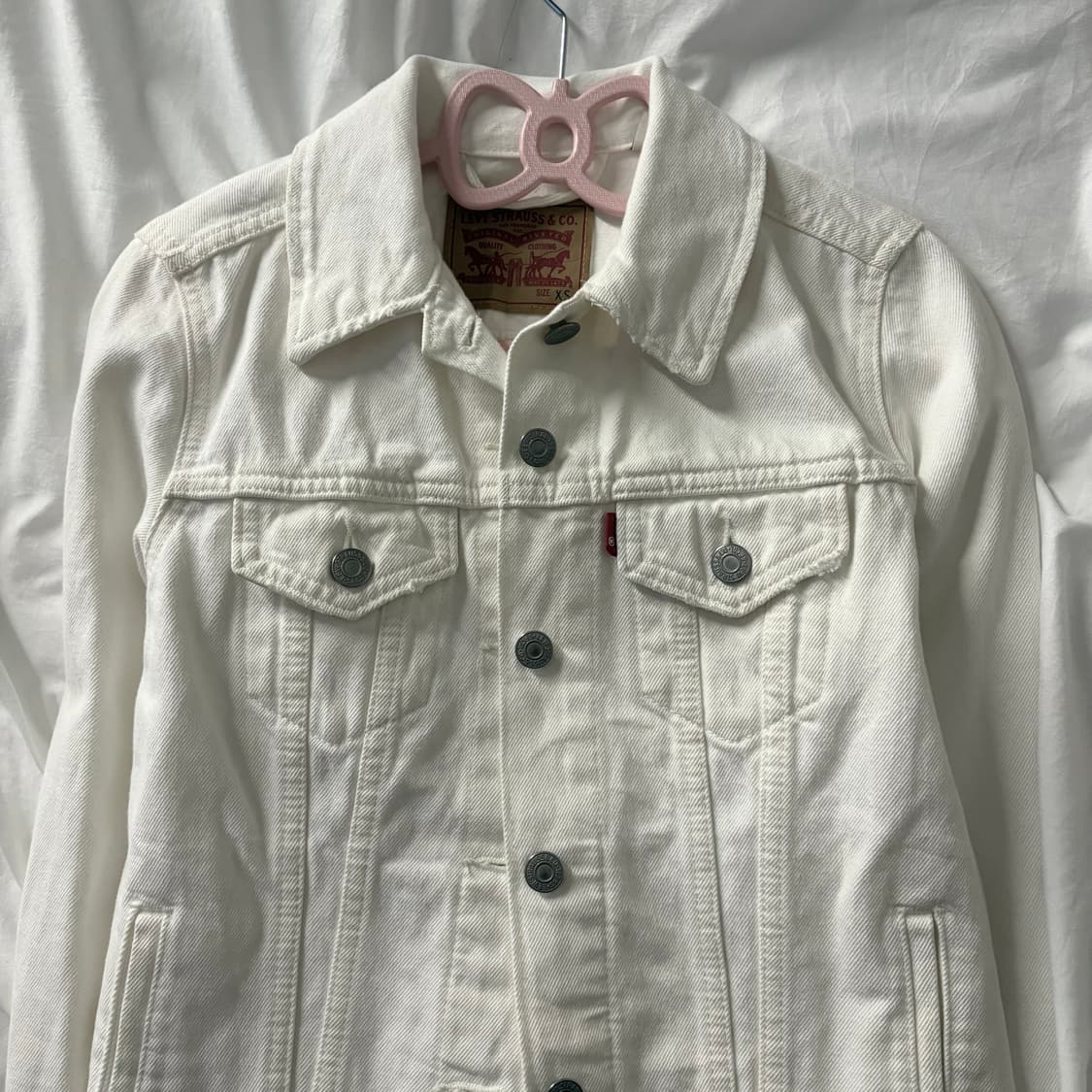 리바이스 화이트 데님자켓 상품이미지2