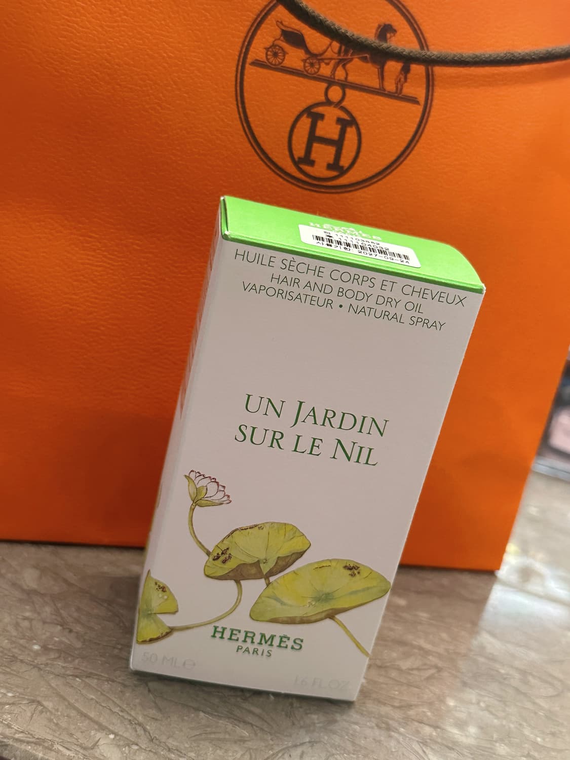 미개봉) 에르메스 운 자르뎅 수르닐 헤어 앤 바디 드라이 오일 50ml 상품이미지2