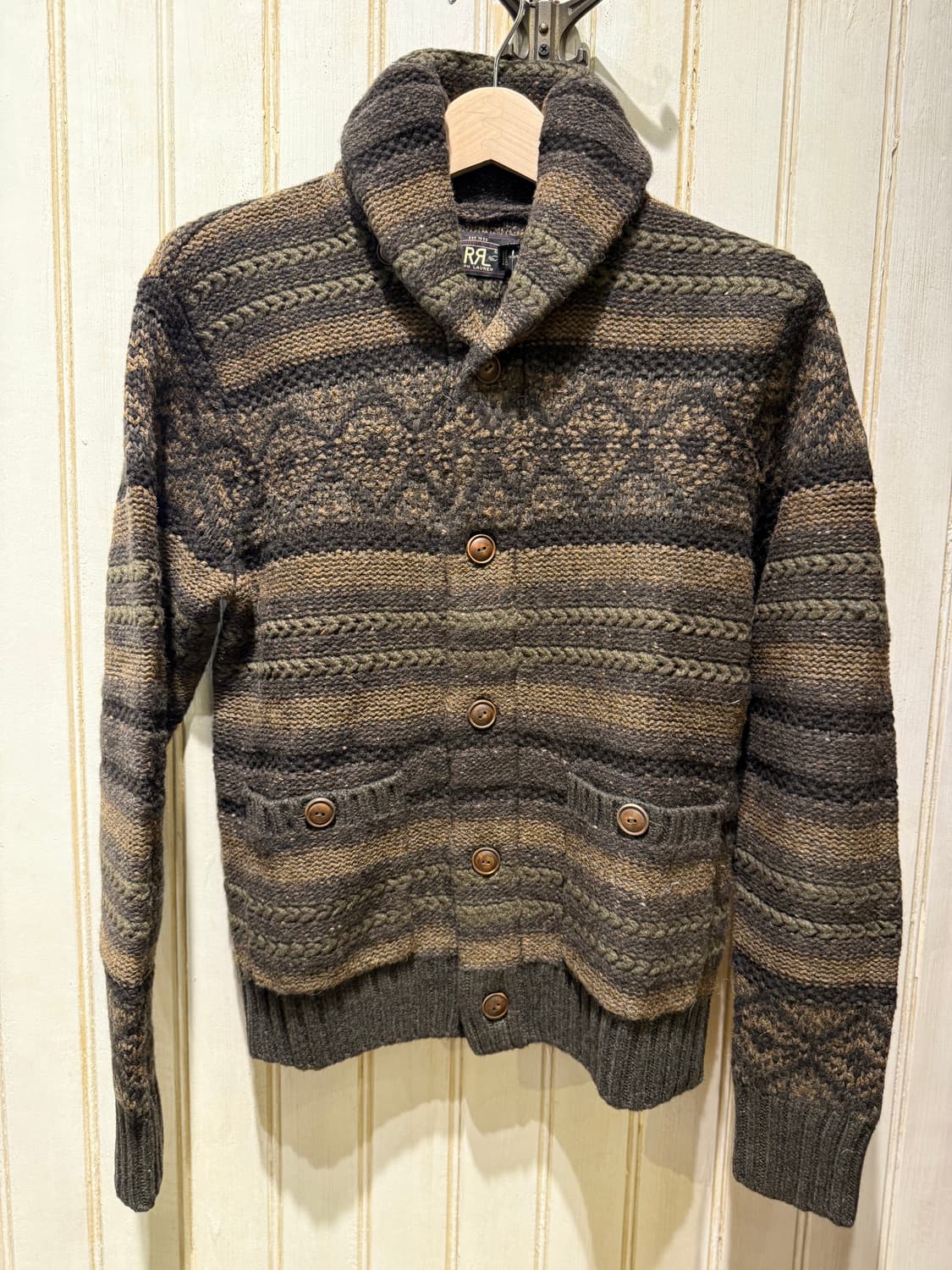RRL 울 코튼 숄 칼라 가디건 더블알엘 상품이미지2