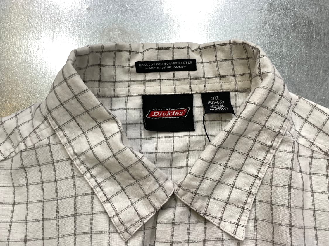 (2XL) Dickies 디키즈 체크 반팔 셔츠 상품이미지10