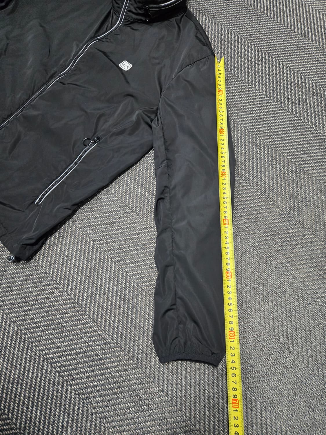 아르마니 익스체인지 남성 레귤러 핏 스탠드 칼 라 시즌 코트 8NZB07 상품이미지8