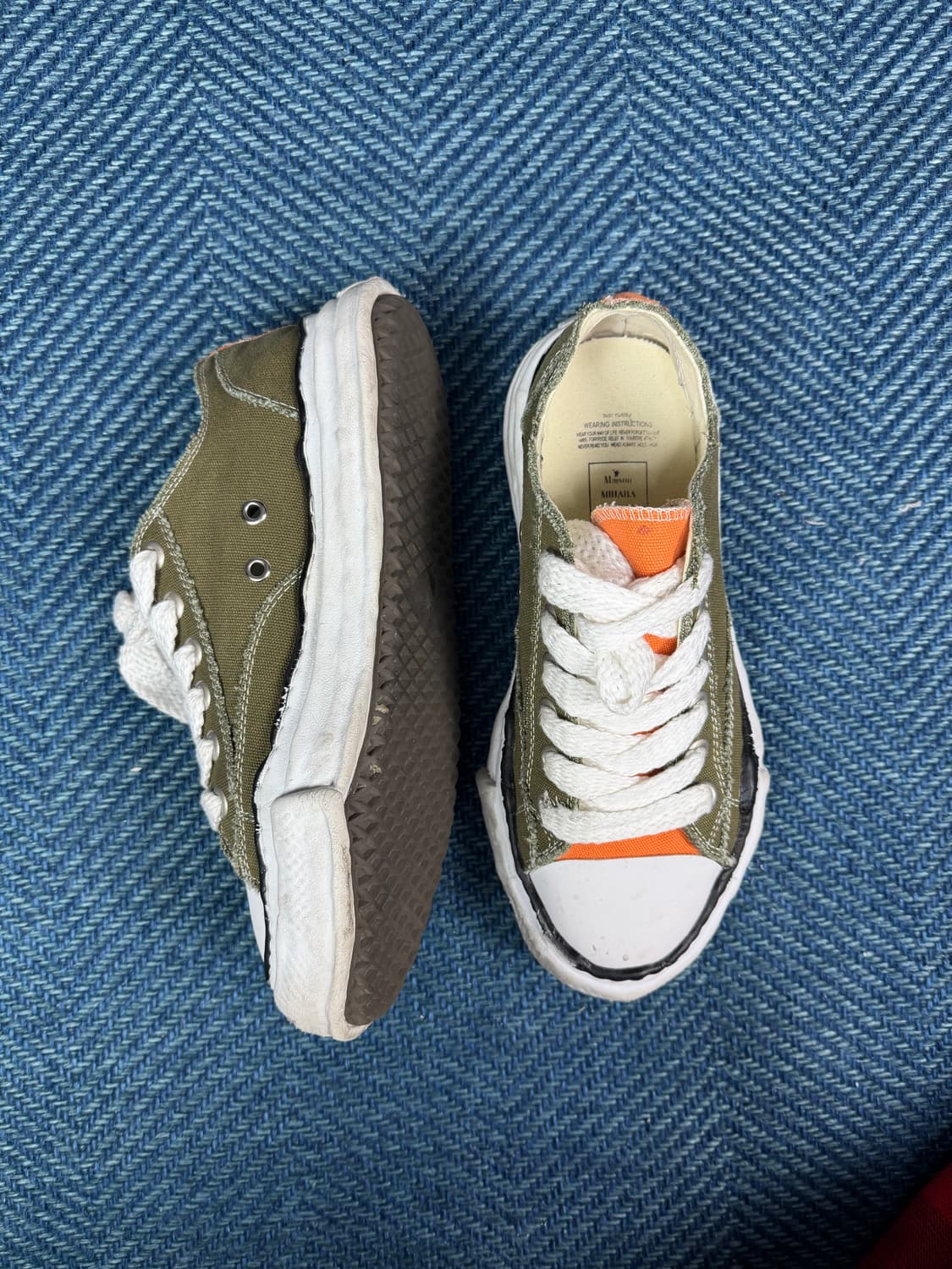 메종 미하라 야스히로 남성용 스니커즈 265mm(42) 판매합니다 상품이미지1