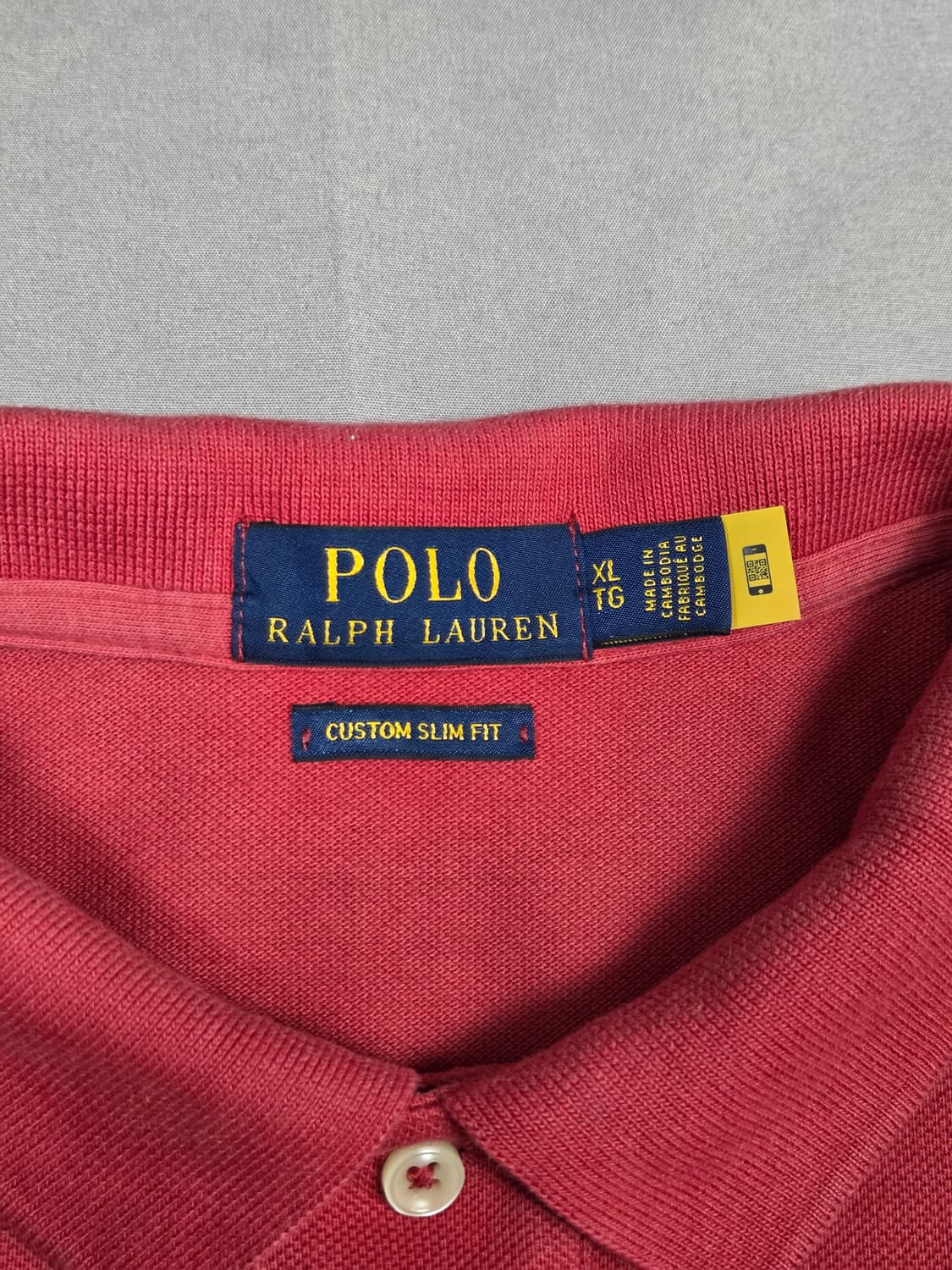 [폴로 랄프로렌] 커스텀 슬림 핏 포니 반팔 카라티 | S00087 상품이미지3