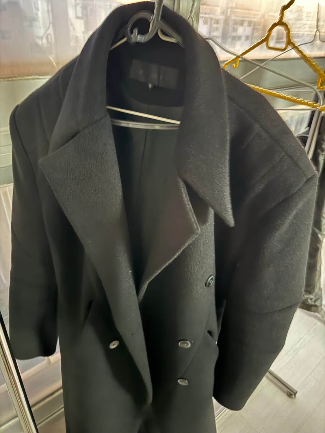 argure culture 더블 버튼 맥시코트(XL) 상품이미지4