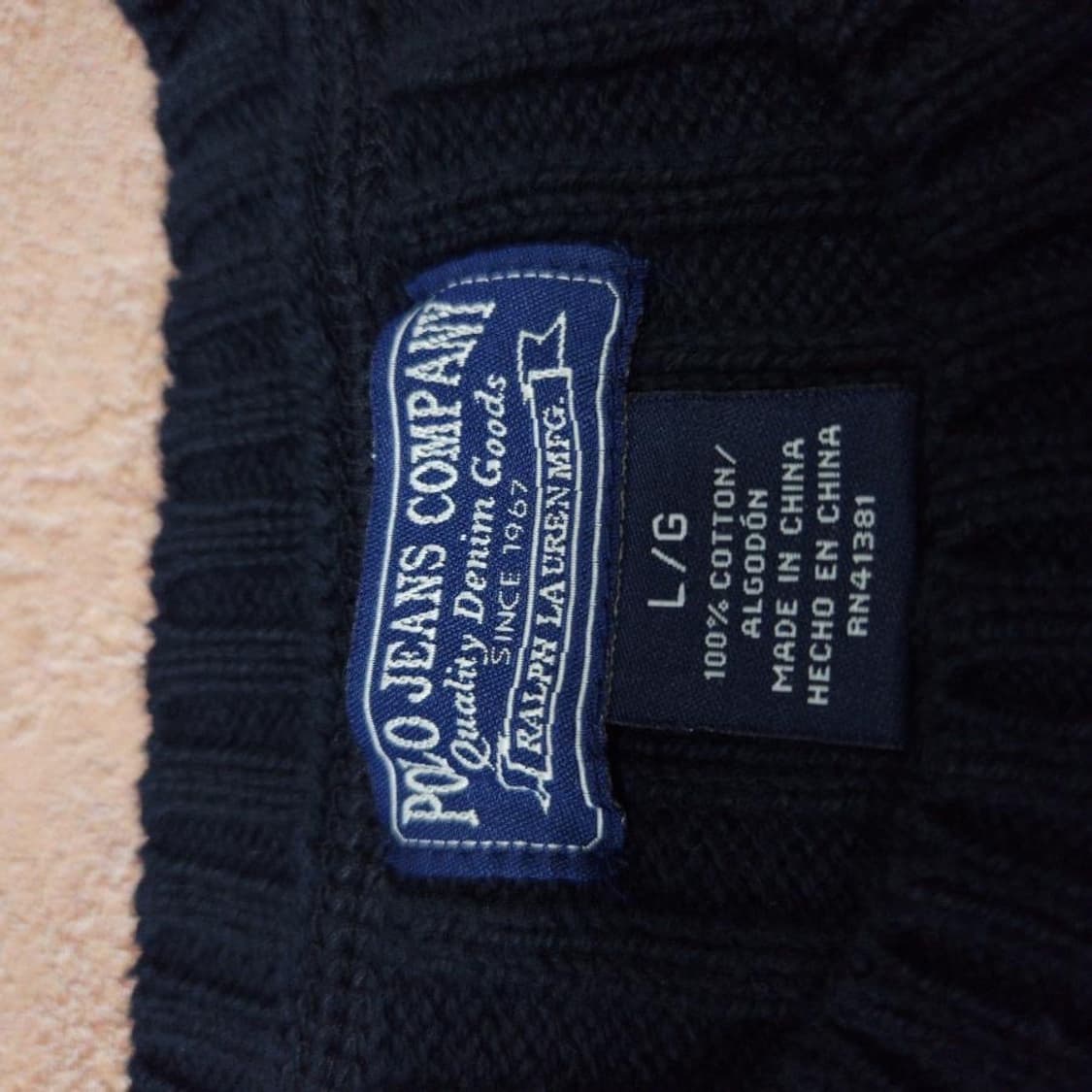 폴로 진스 컴퍼니 골지 니트 상품이미지3