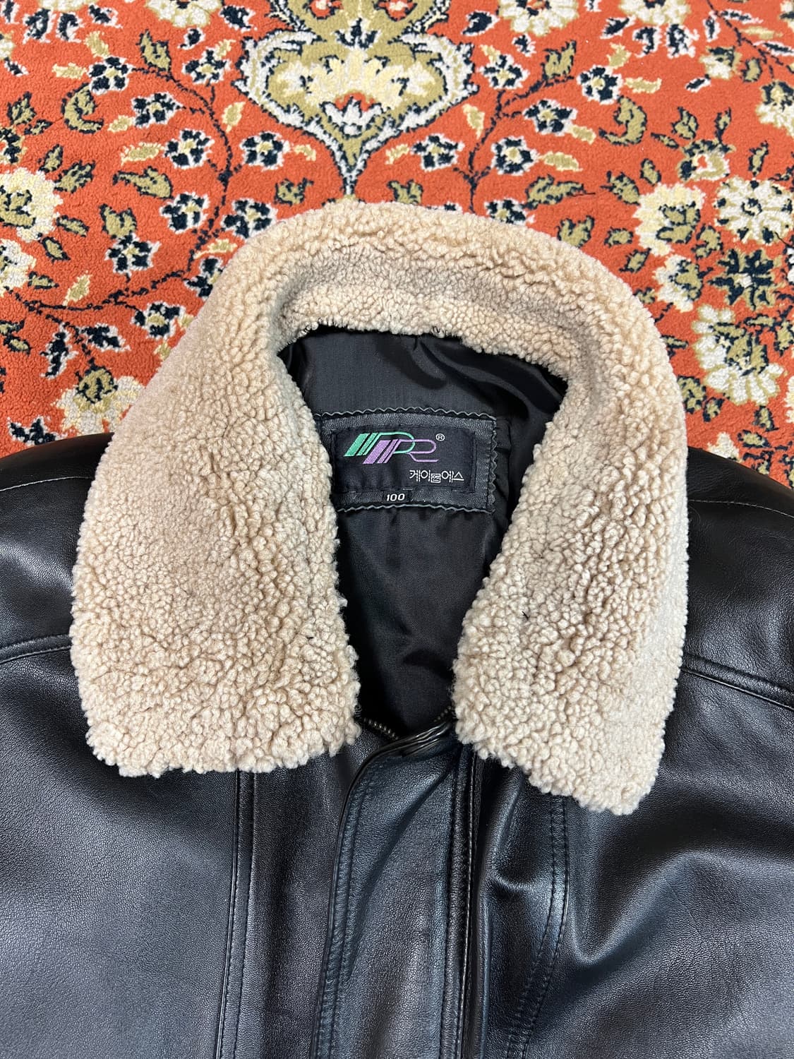 [100] 케이엔에스 빈티지 양가죽 레더자켓 상품이미지8