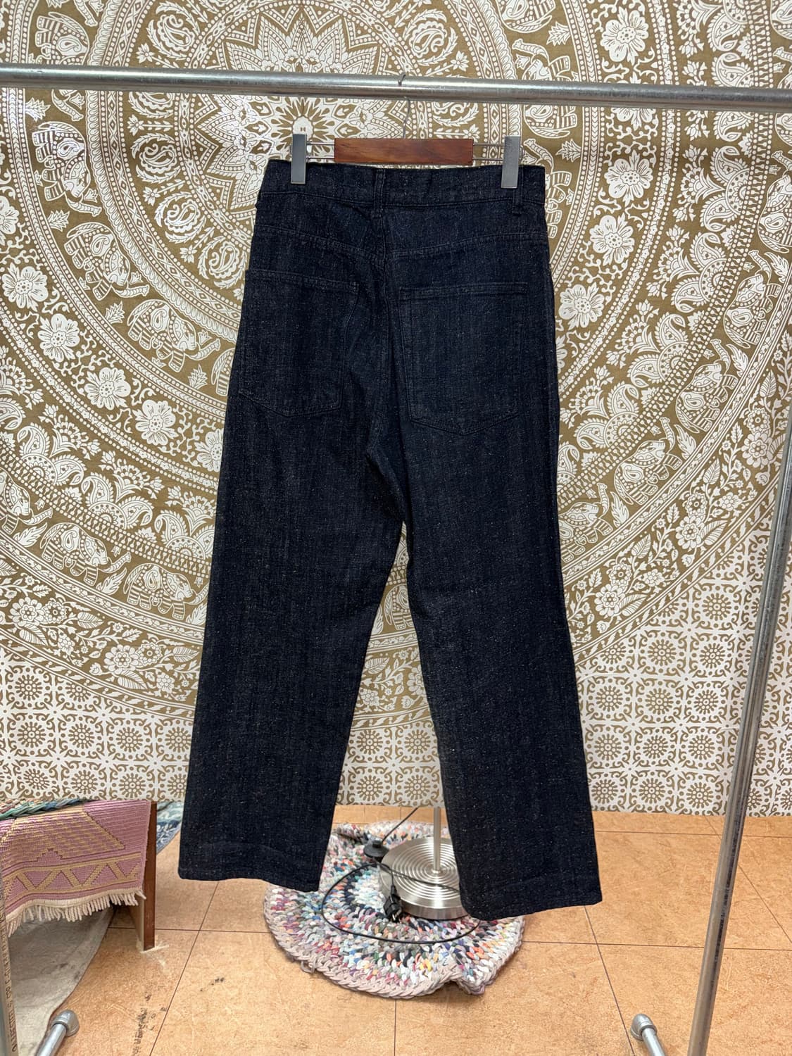 AVEC design 디테일 생지 데님팬츠  상품이미지5