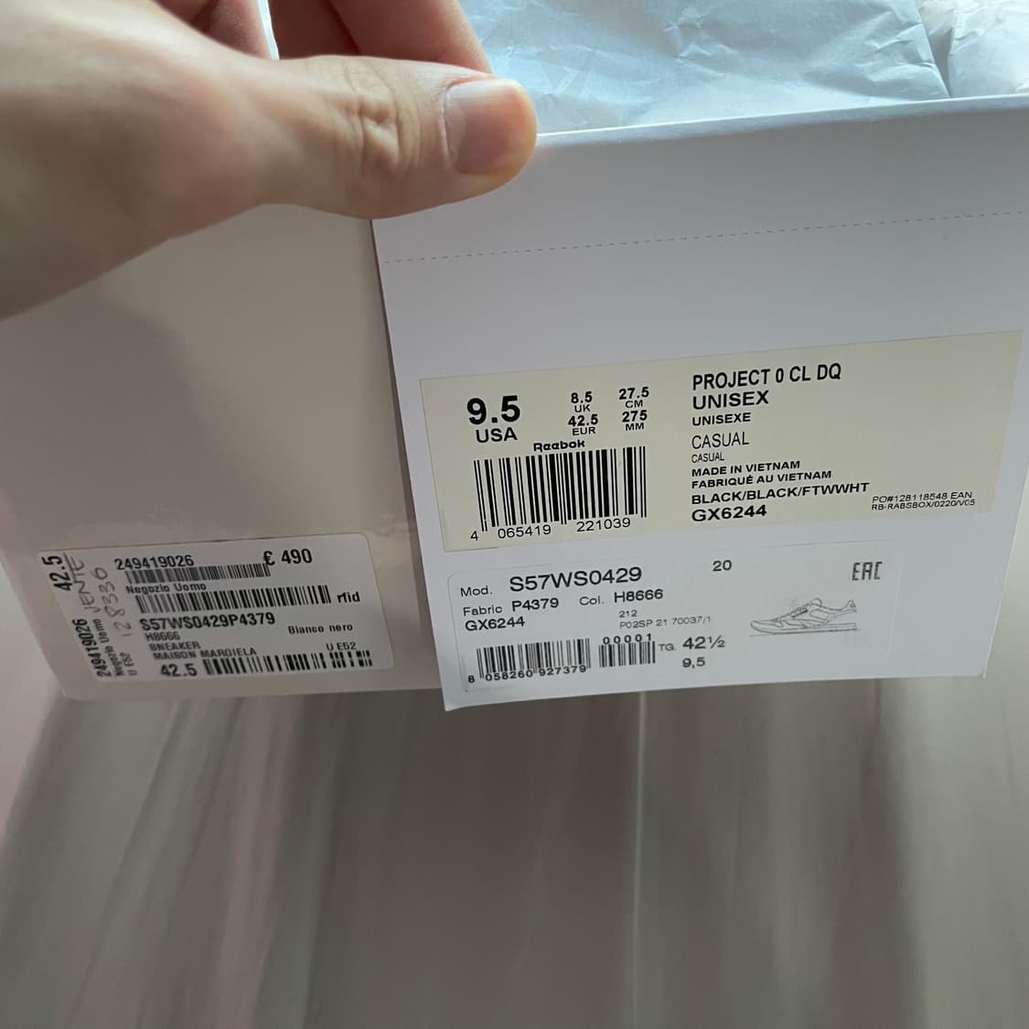 리복 마르지엘라 레더 타비 비앙케토  상품이미지6