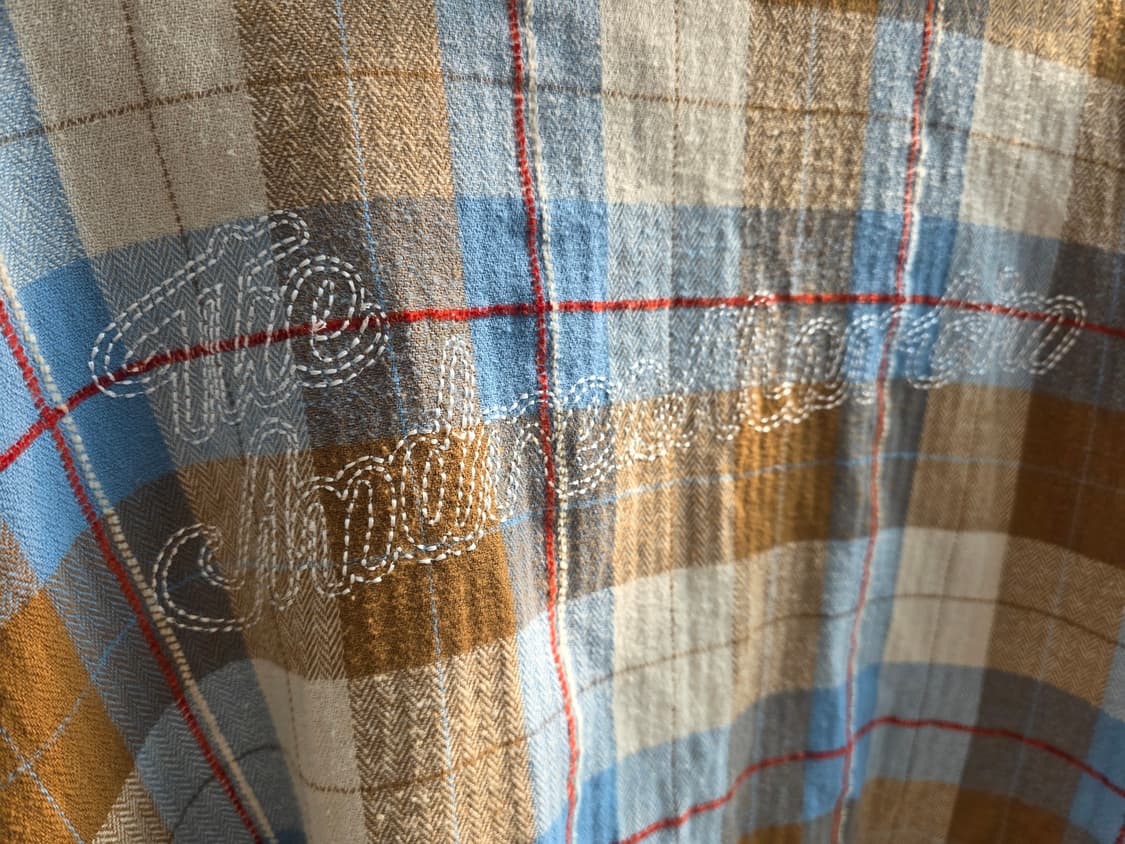 오버핏 체크셔츠  상품이미지7