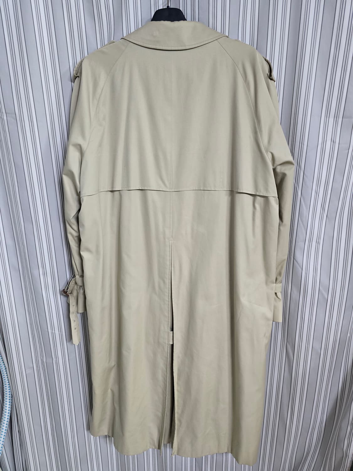 (XL.105) 아쿠아스큐텀 더블 브래스트 트렌치코트 상품이미지2