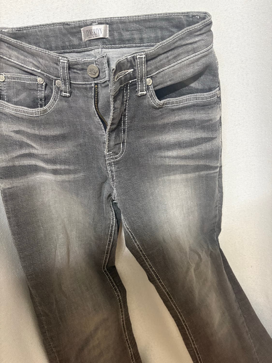 시너진 그레이 부츠컷 데님 팬츠 s 사이즈 상품이미지1