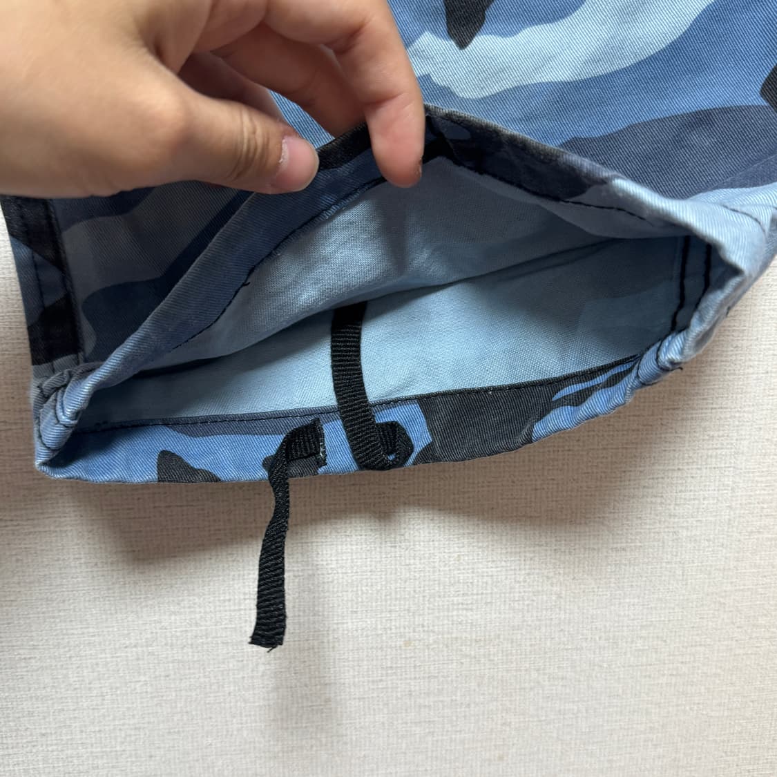 블루 카모 밀리터리 카고 바지 상품이미지5