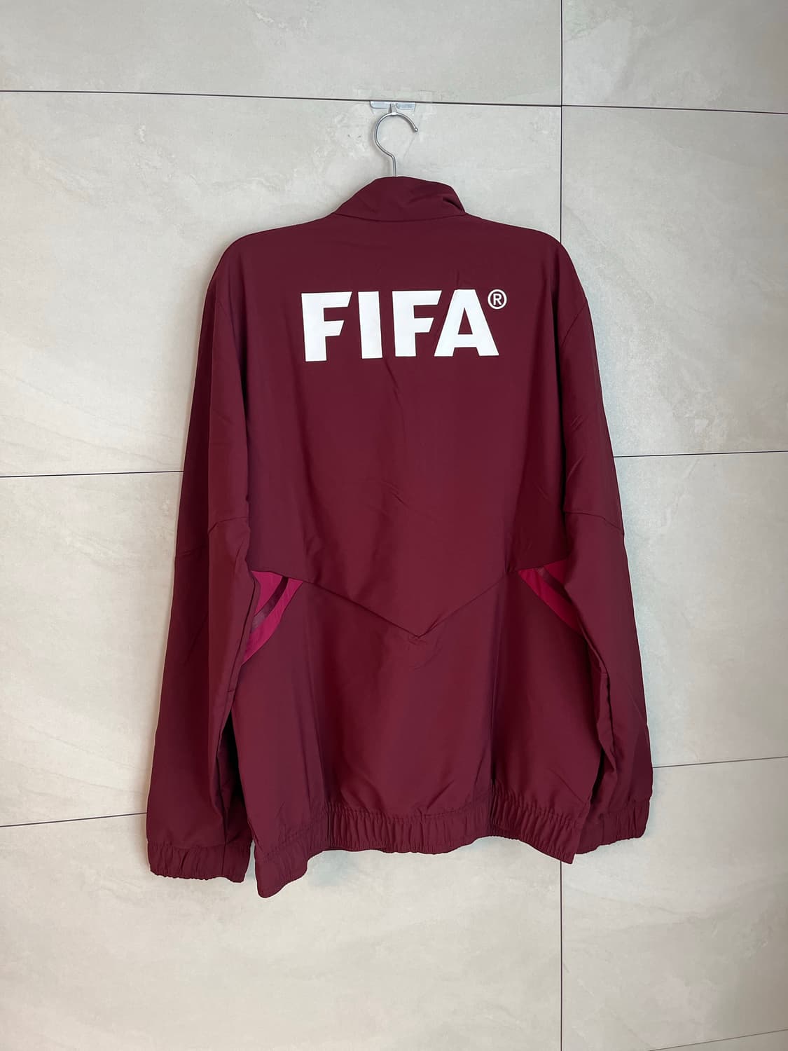 [해외/M] 아디다스 정품 피파 바람막이 버건디  상품이미지4