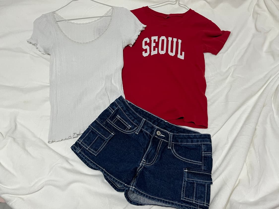 브랜디멜빌 반팔+반바지 일괄 3벌 상품이미지1