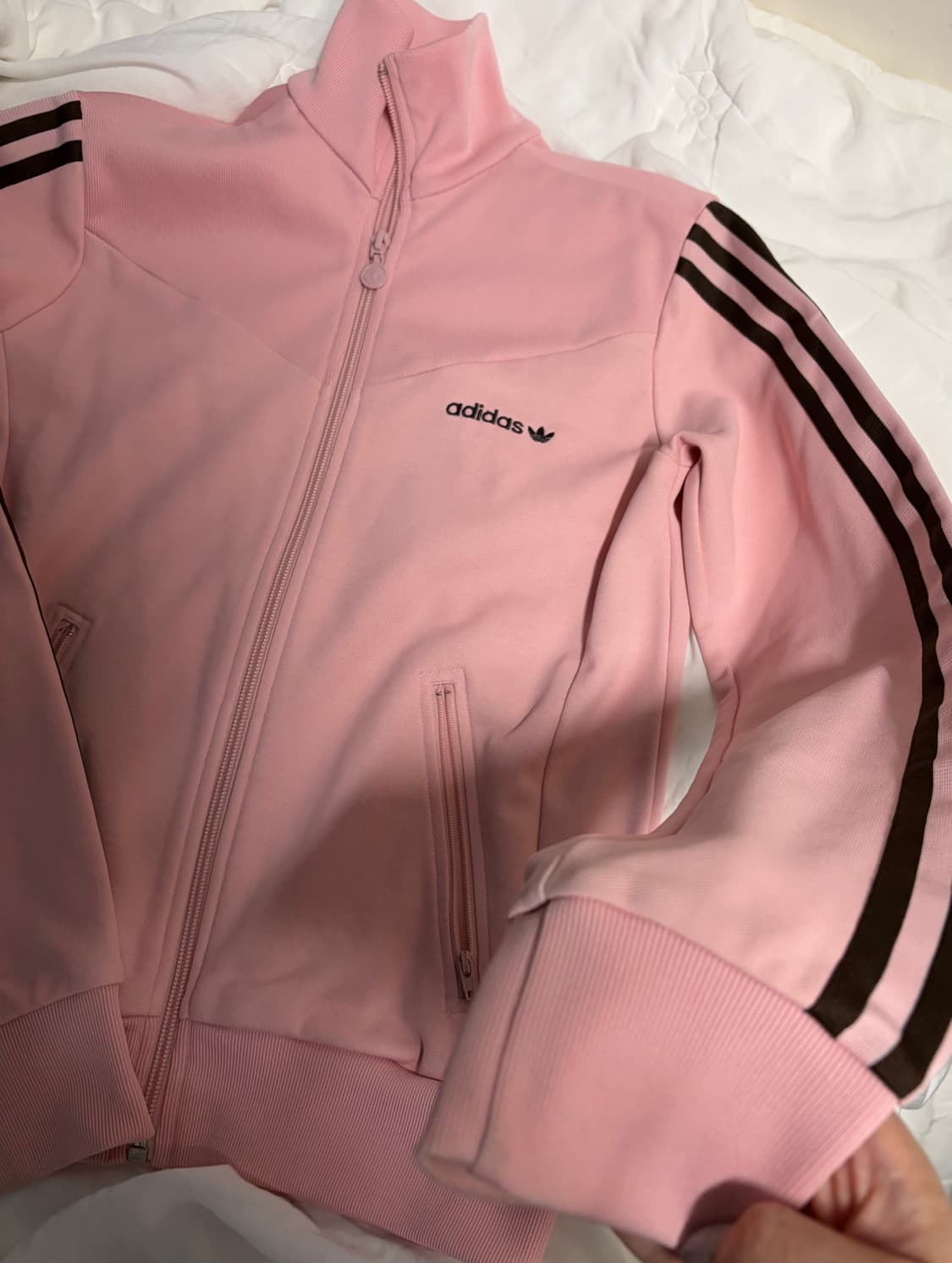 **희귀**아디다스 핑크브라운 져지 S 상품이미지2