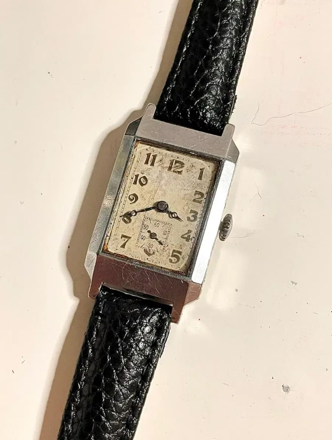 1930년대 빈티지 스위스제 사각 수동 시계 앤틱 SWISS 상품이미지1