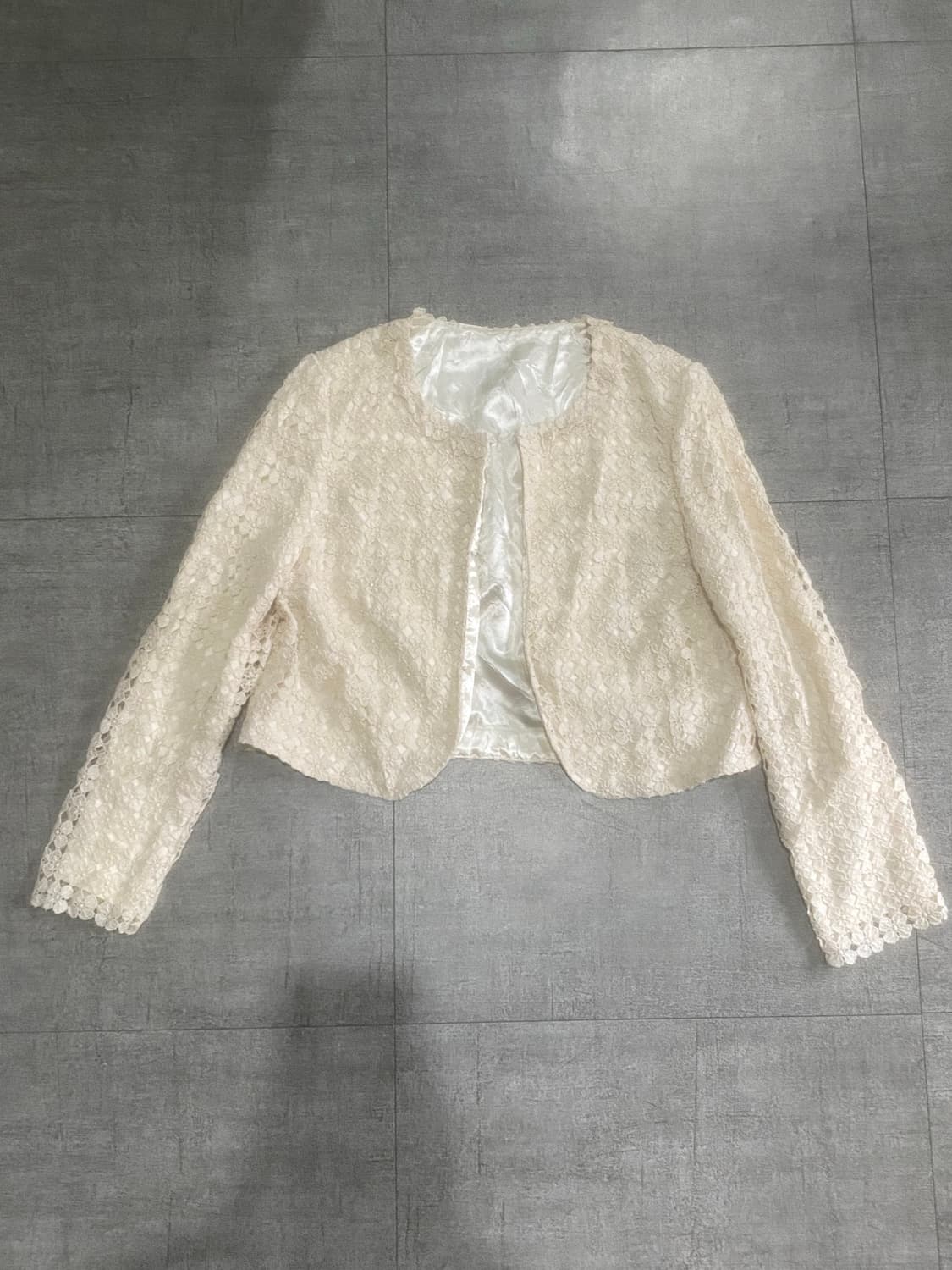 Courreges 핀터깔 달천깔페어리 공주프린세스 글리터 플라워크롭자켓 상품이미지1