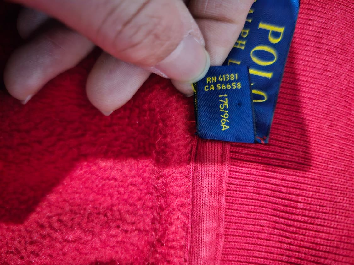 폴로 POLO 레드 빅포니 USA 성조기 집업 95 상품이미지6