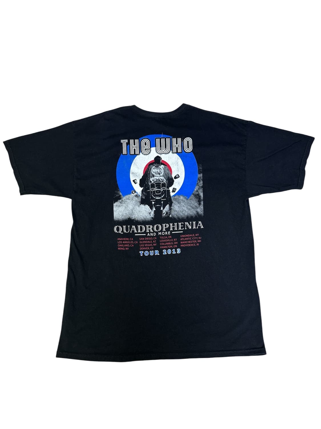 빈티지 더후 THE WHO QUADROPHENIA 2013 티셔츠 XL 상품이미지4