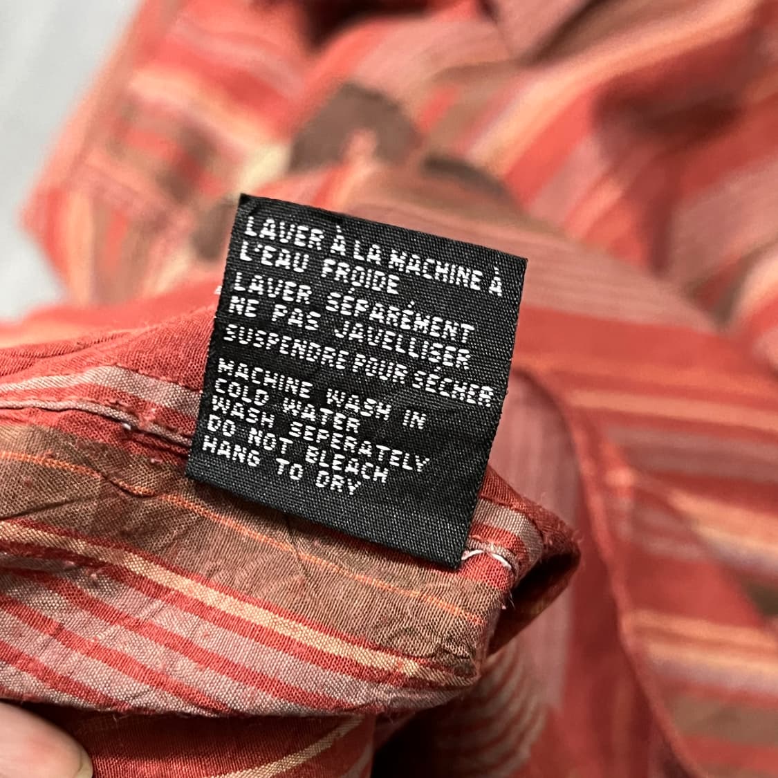  빈티지 패치 프린트 스트라이프 셔츠 y14996 상품이미지9