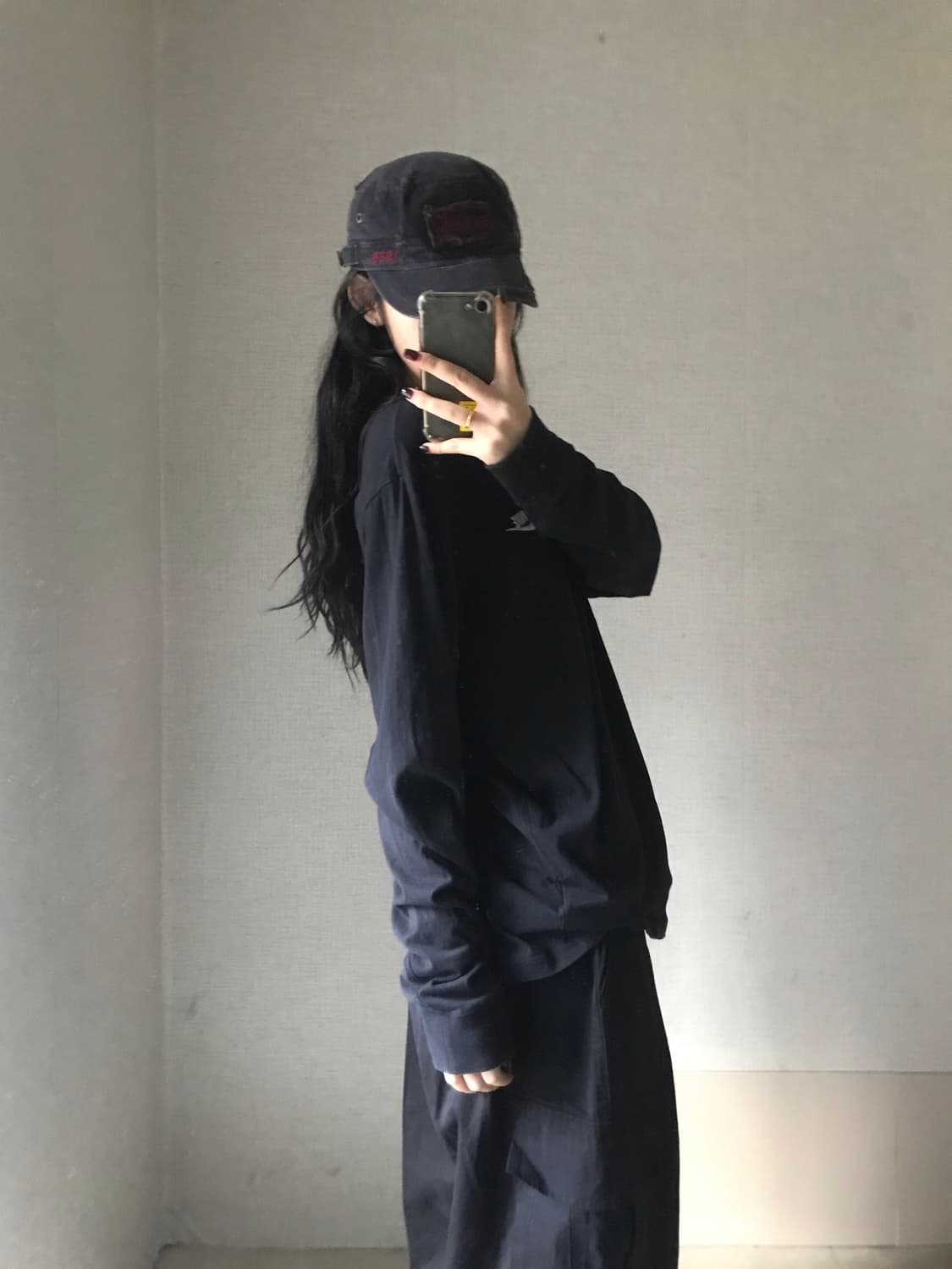 나이키 블랙 롱슬리브 상품이미지4