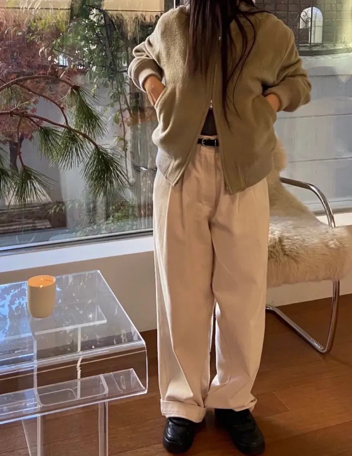 lfm 알파카 울 블루종 상품이미지2