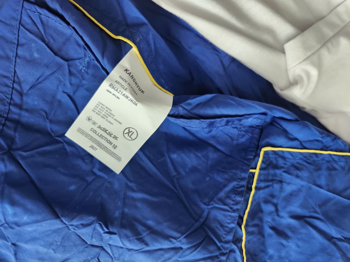 KANGHYUK 블루 에어백 숏 바람막이 상품이미지5