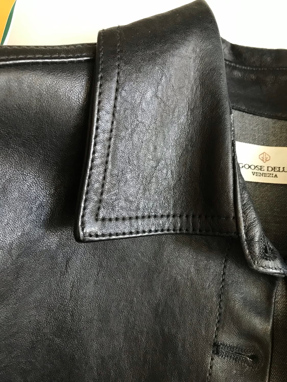 골든구스 가죽 자켓 xs 상품이미지5
