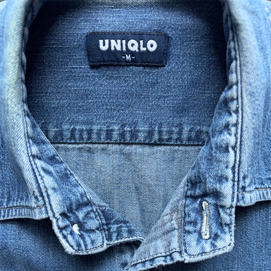 유니클로 Uniqlo 빈티지 데님 셔츠 상품이미지5