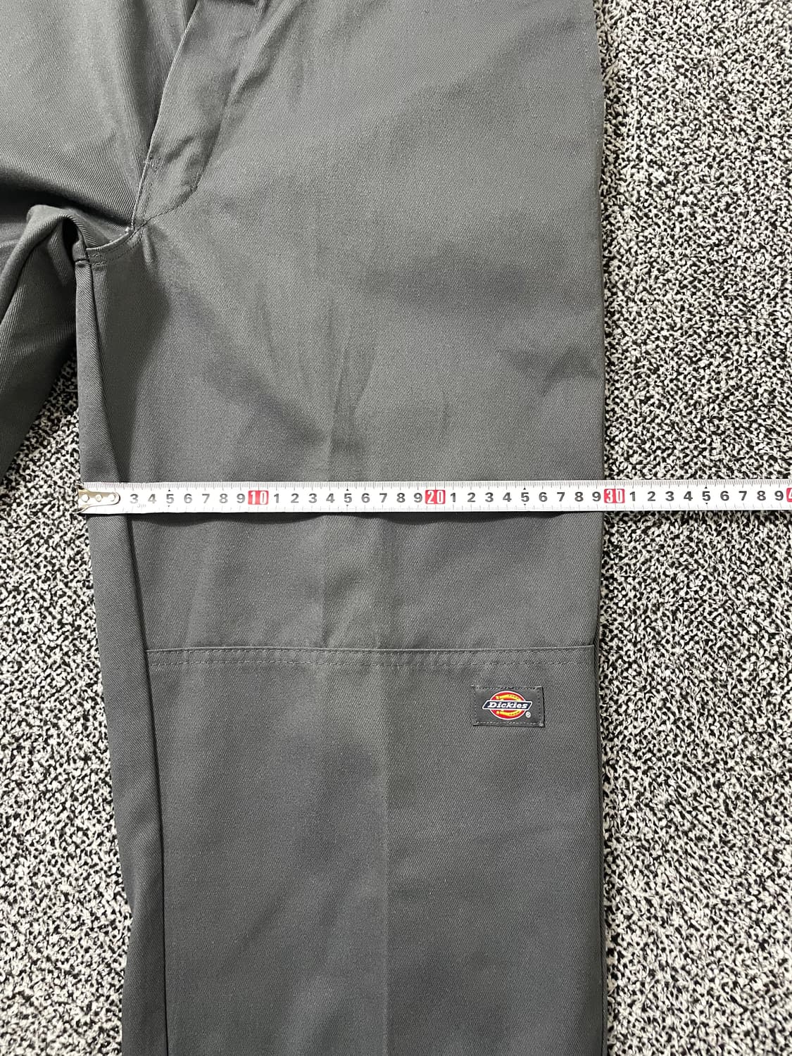 빈티지9. 디키즈 더블니 루즈핏 워크팬츠 면바지 차콜 그레이 상품이미지6