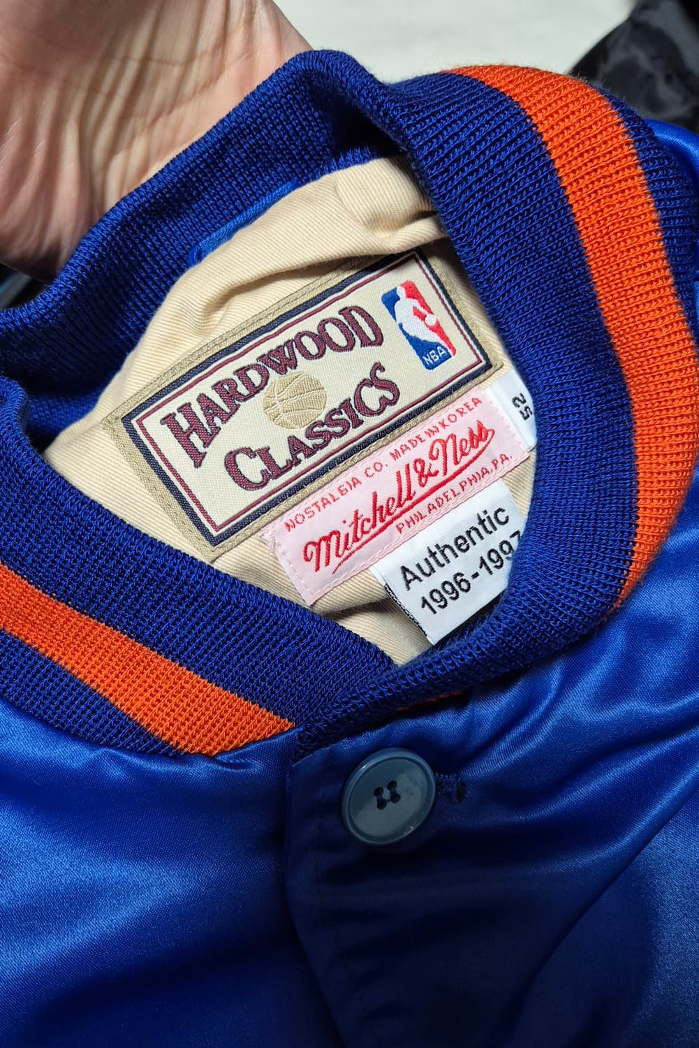 90s 미첼앤네스 뉴욕닉스 바시티 자켓 상품이미지2