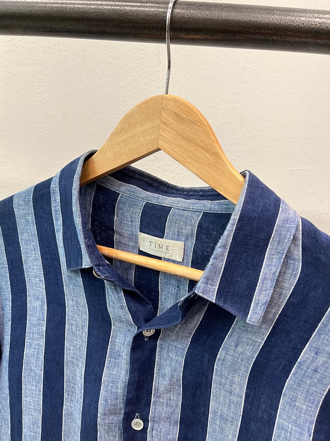 105) 타임 스트라이프 린넨셔츠  상품이미지3