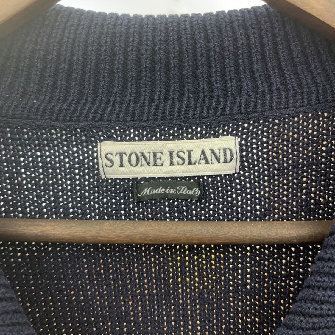 스톤아일랜드 정품 와펜 오버핏 코튼 니트 스웨터 100 C06397 상품이미지5