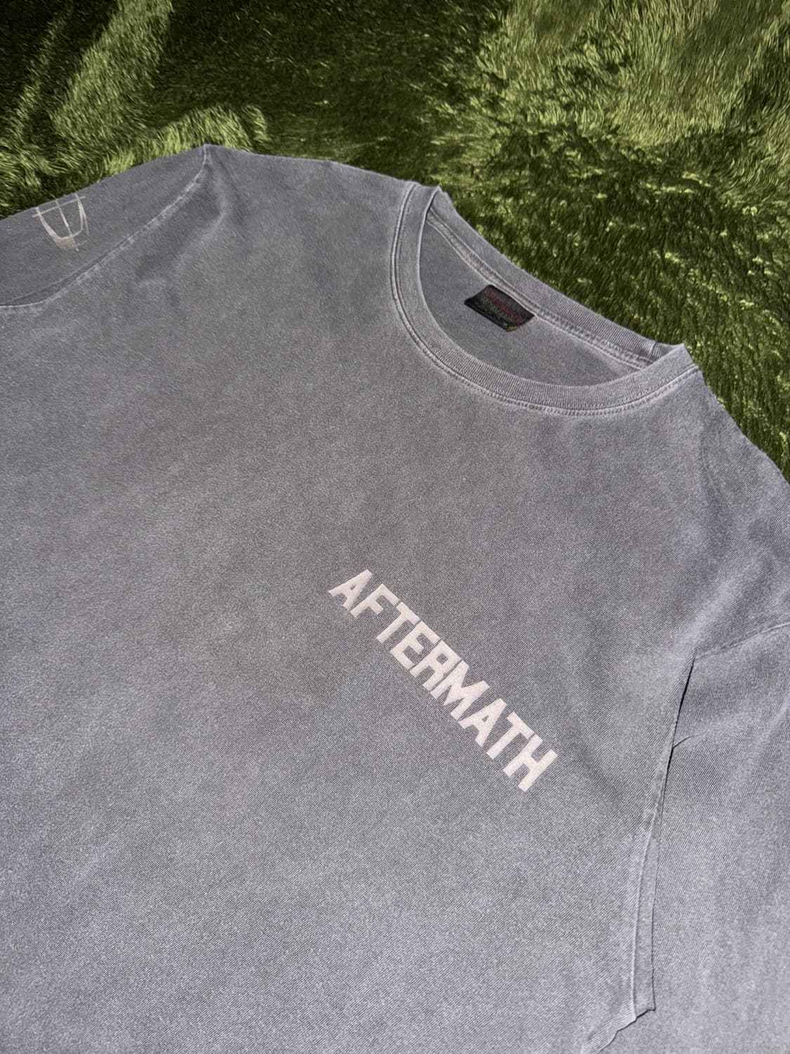 [XL] AFTERMATH 애프터매스 가먼트 다잉 롱슬리브 챠콜 상품이미지2