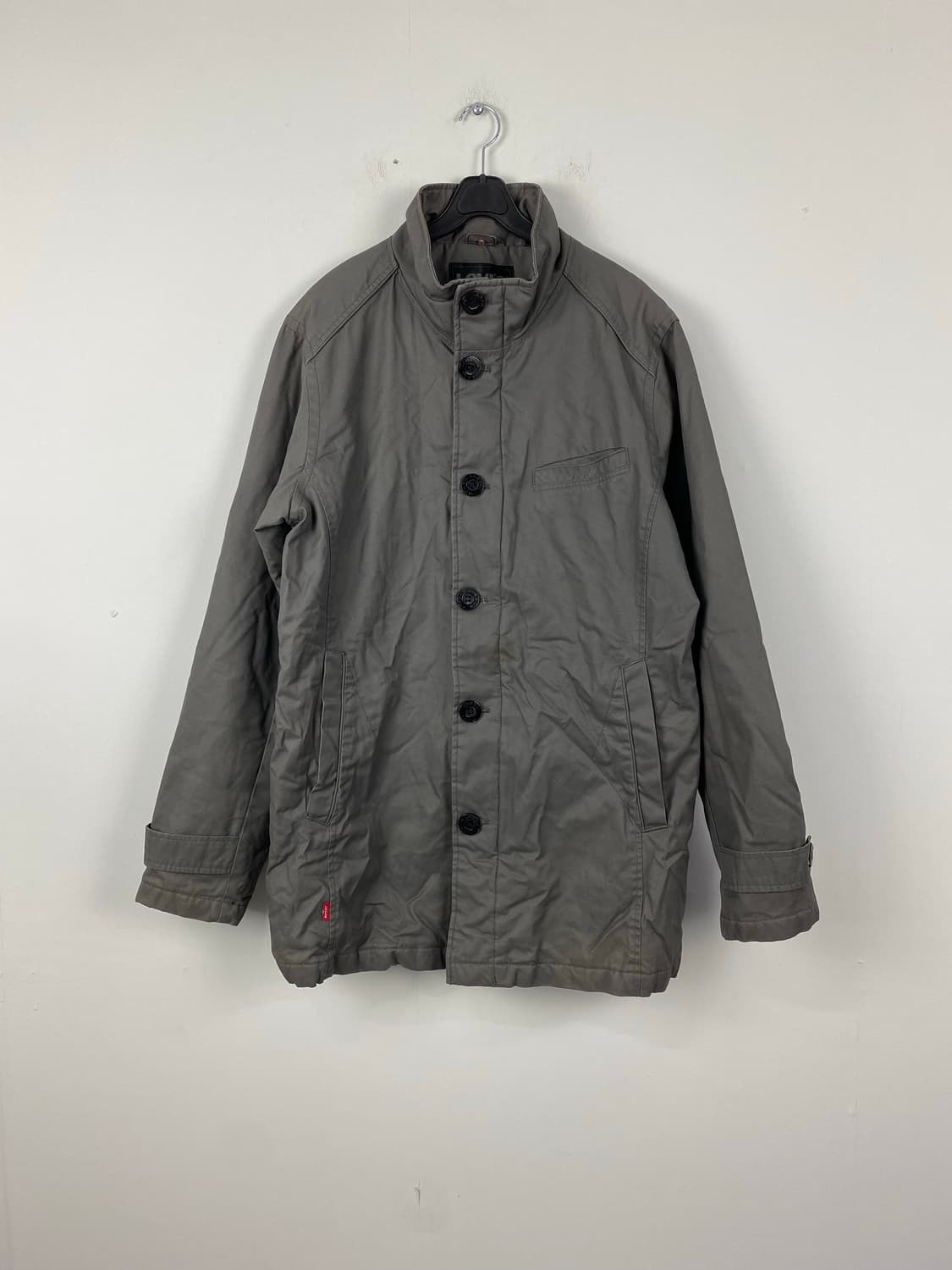 리바이스 피그먼트 빅버튼 야상 자켓 하프코트 XL 상품이미지1