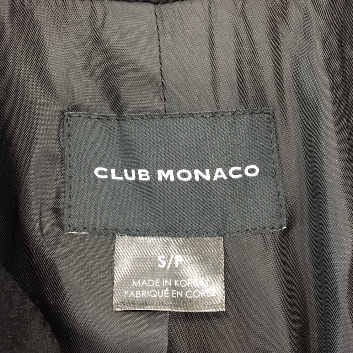 클럽모나코 캐시미어 100% 이태리원단 코트 85-88-160  상품이미지6