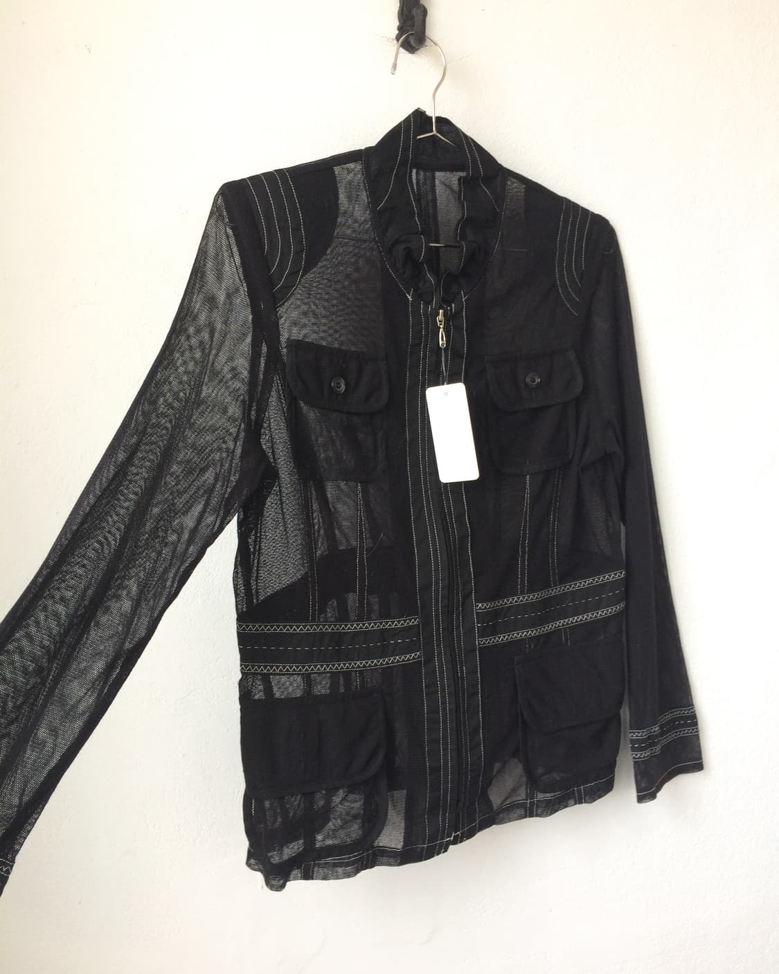 Stitch pocket point see through jacket 상품이미지4
