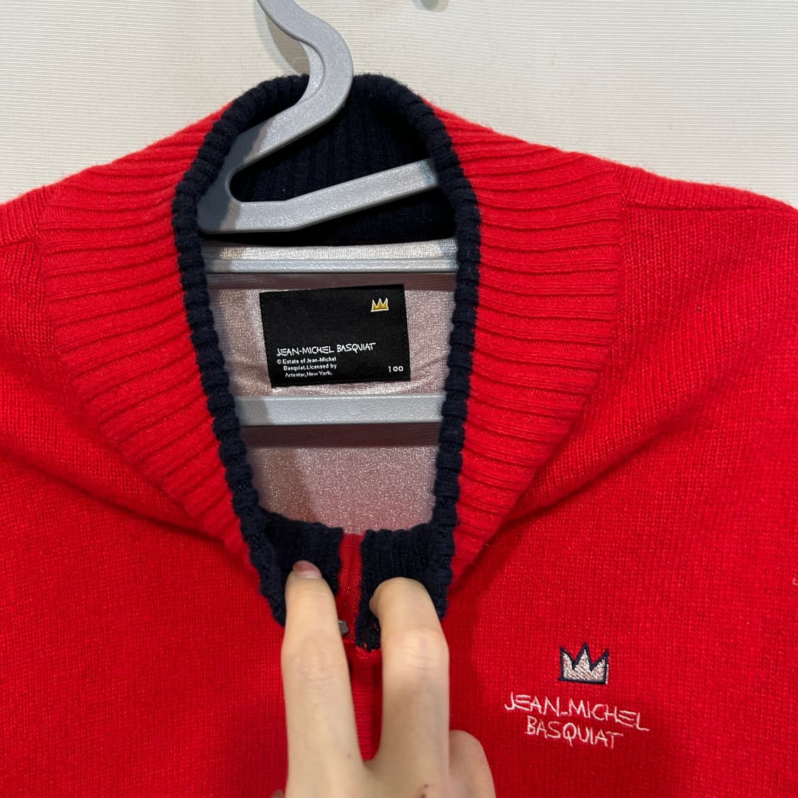 바스키아 남성 골프웨어 방풍니트집업 100 상품이미지2